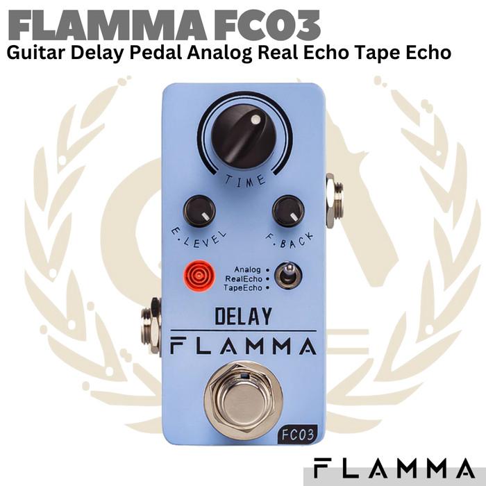FLAMMA FC03 Guitar Delay Pedal Analog Real Echo Tape Echo | Efek Gitar