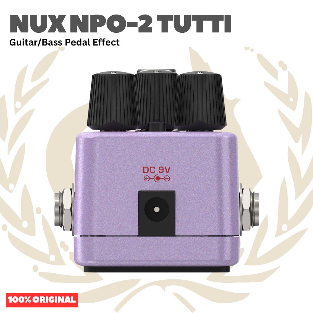 NUX NPO-2 Tutti Polyphonic Octave Guitar Bass Pedal Effect - Efek Pedal Gitar Bass Original Asli