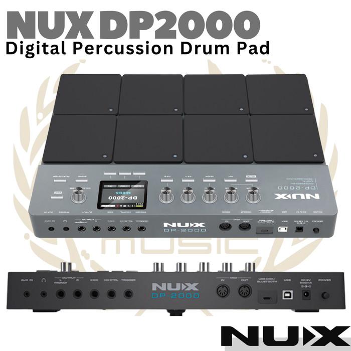 NUX DP2000 Digital Percussion Electric Drum Pad | Elektrik DP-2000 Asli Original