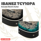 Ibanez TCY10PA Talman with Double Cutaway Body Acoustic-Electric Guitar - Gitar Akustik Elektrik