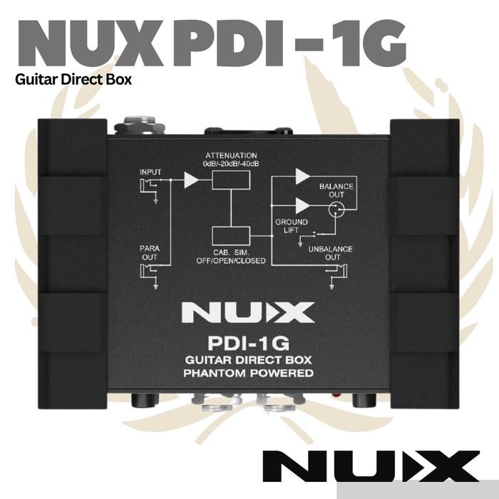 NUX PDI-1G Guitar & Bass DI BOX - Direct Box PDI 1G