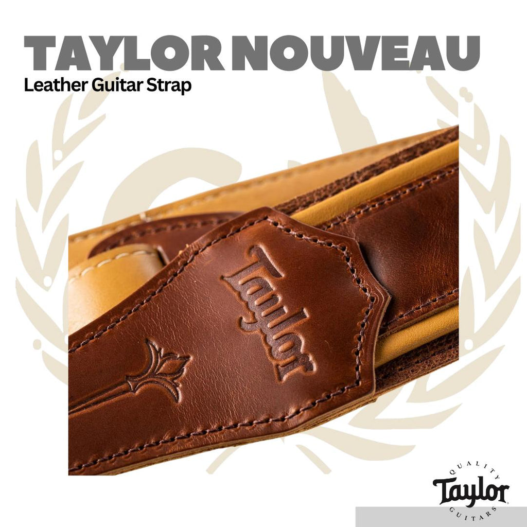 Taylor Nouveau Leather Guitar Strap - Strep Gitar Bass