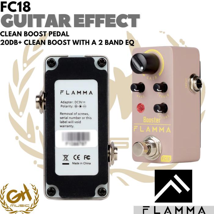 FLAMMA FC18 Clean Boost Pedal Guitar Effect - Efek Gitar