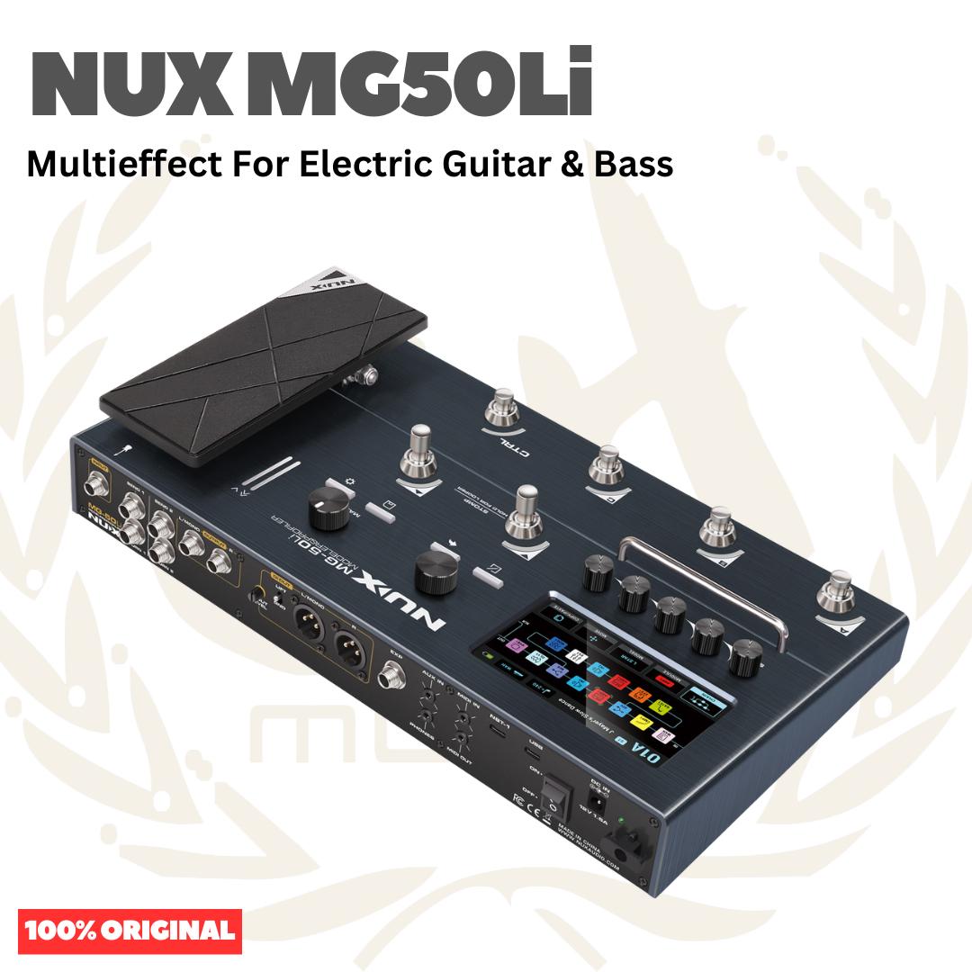 NUX MG50Li Multi-Effect Pedal for Electric Guitar & Bass - Efek Gitar | MG 50Li MG50