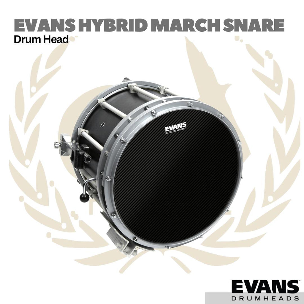 Evans Hybrid Marching Snare Batter Drum Head - Membran Drum