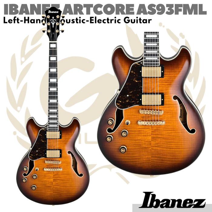 IBANEZ ARTCORE AS93FML Hollow Body Left Hand E Guitar | Gitar Kidal