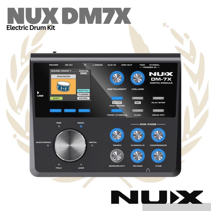 NUX DM7X Electric Drum Kit Digital | Elektrik Set DM-7X Original