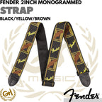 Fender 2inch Monogrammed Guitar Strap | STRAP GITAR FENDER