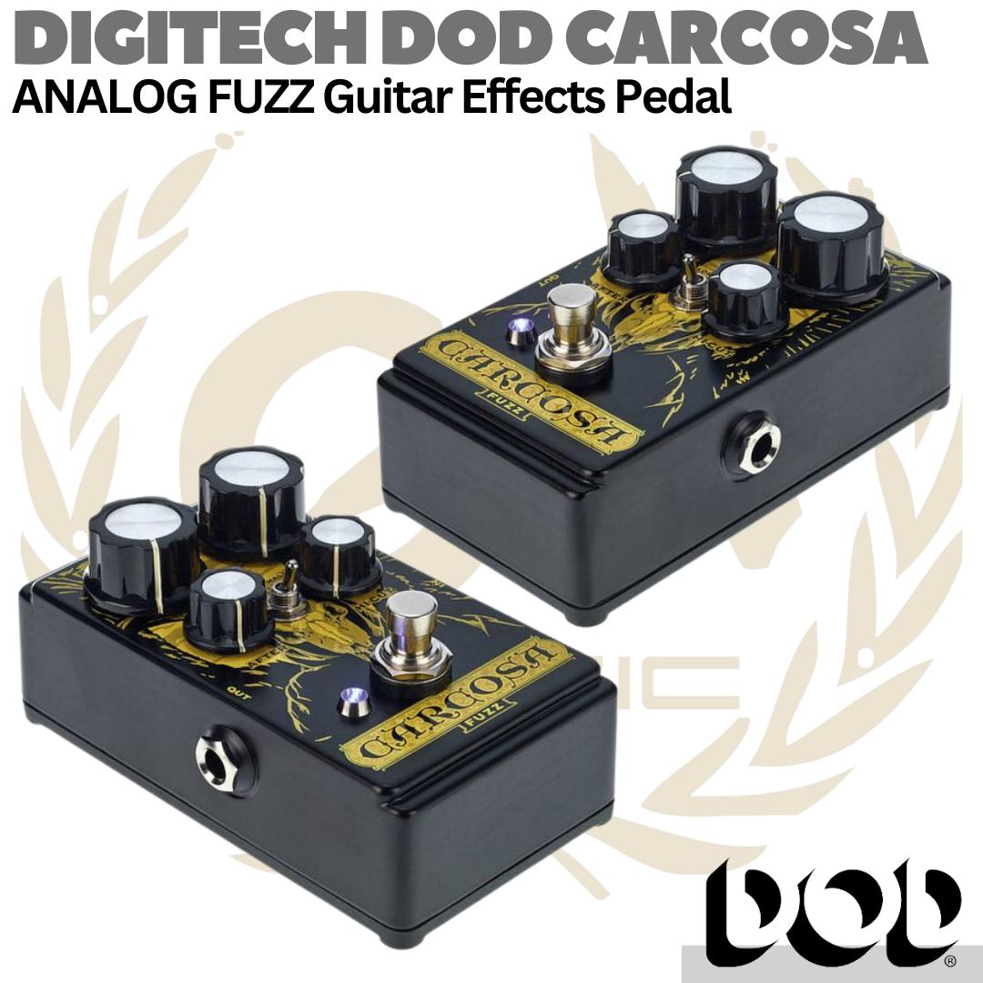 DIGITECH DOD ANALOG FUZZ CARCOSA Guitar Effects Pedal Stompbox | Efek