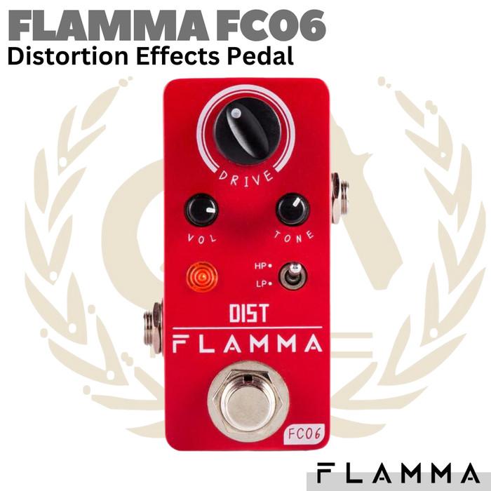 FLAMMA FC06 Distortion Effects Pedal | Efek Gitar Distorsi
