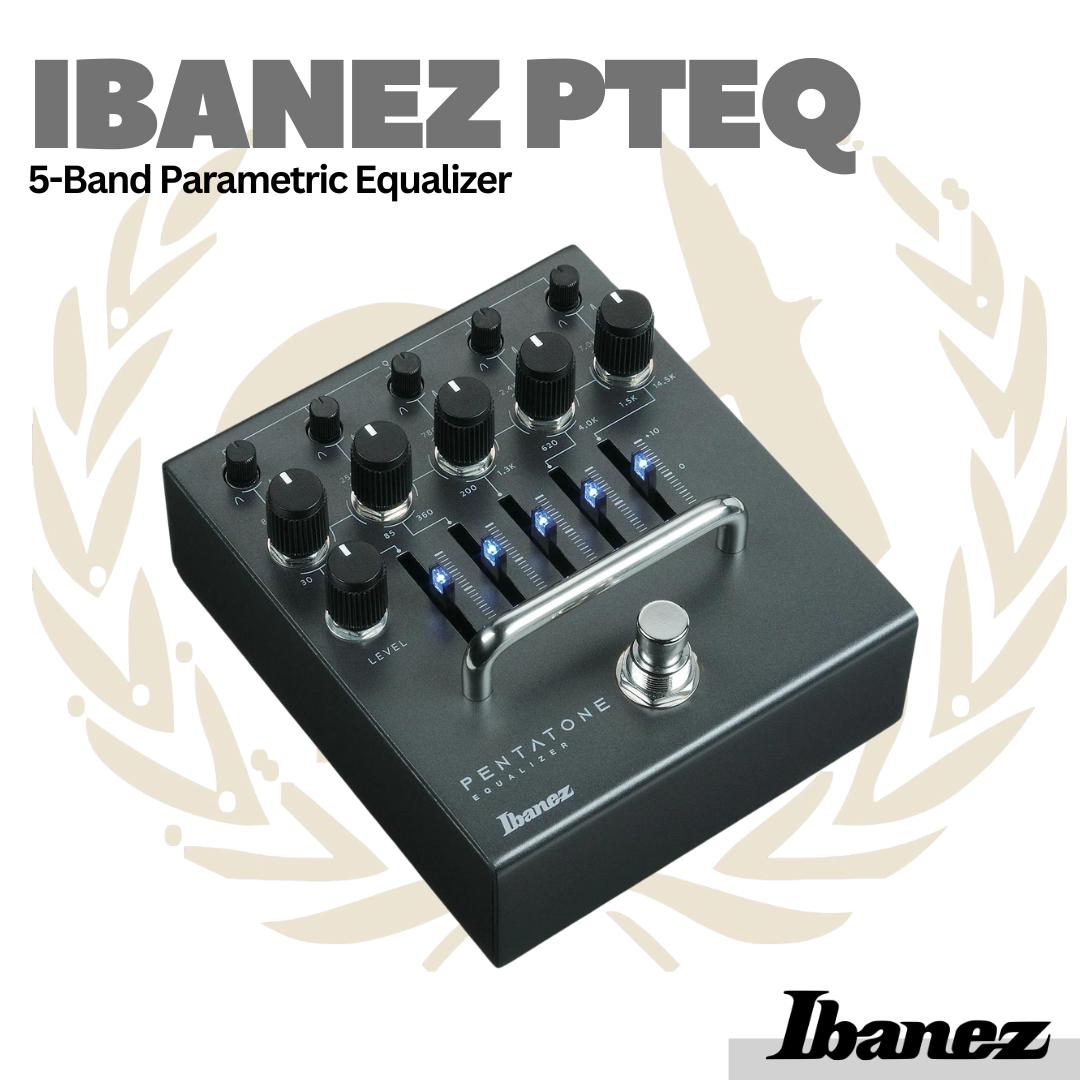 Ibanez PTEQ 5-Band Prametric Equalizer Sound Effect For Electric Guitar - Efek Gitar