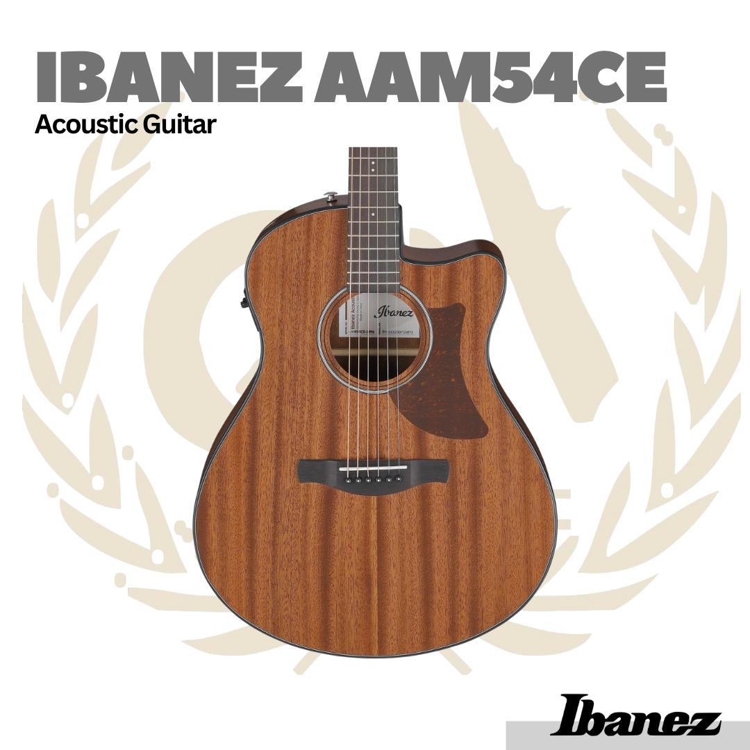 Ibanez AAM54CE Acoustic Electric Guitar - Gitar Akustik