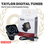 Taylor Digital Tuner w/Rechargeable Battery, K9 - Tuner Gitar Bass