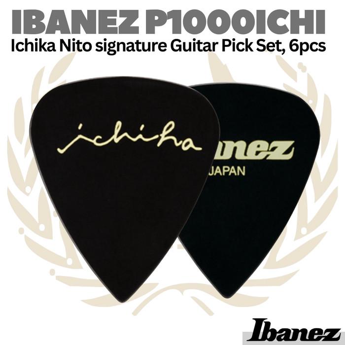 IBANEZ P1000ICHI Ichika Nito Signature Guitar Pick Set, 6pcs | Gitar
