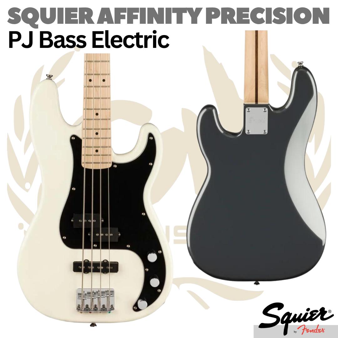 Squier Affinity Series Precision PJ Bass Guitar, Maple FB