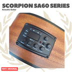 Scorpion SA60 Series Acoustic Guitar - Gitar Akustik SA 60 Original Asli