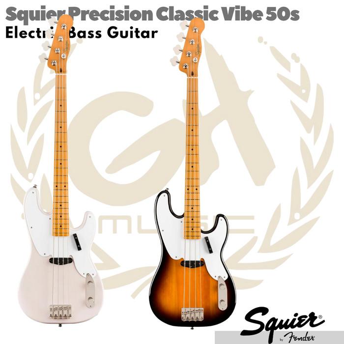 SQUIER PRECISION Classic Vibe 50s Electric Bass Guitar | Elektrik Listrik