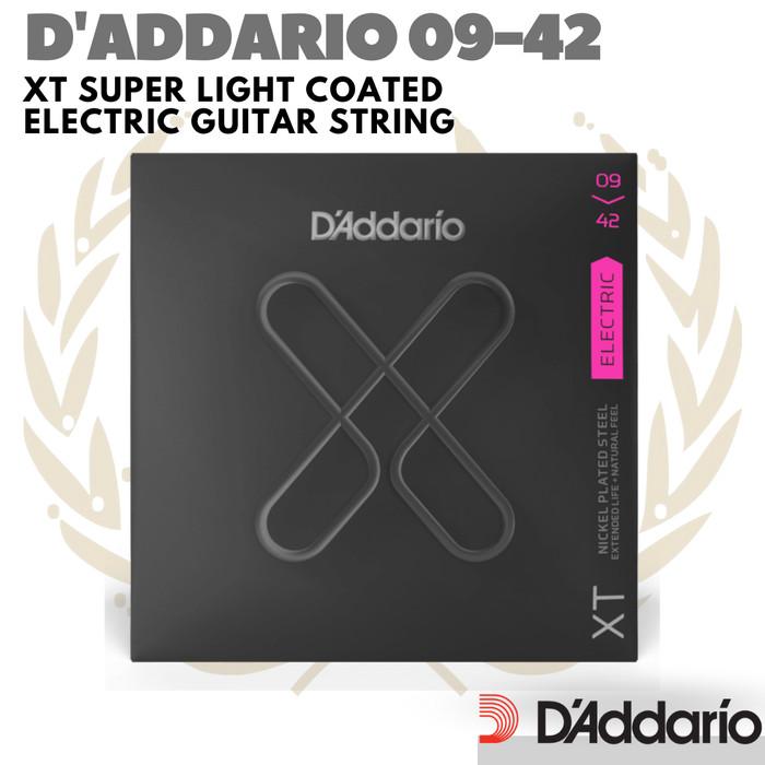 D'ADDARIO XTE0942 XT Super Light | Senar Gitar Elektrik 09-42