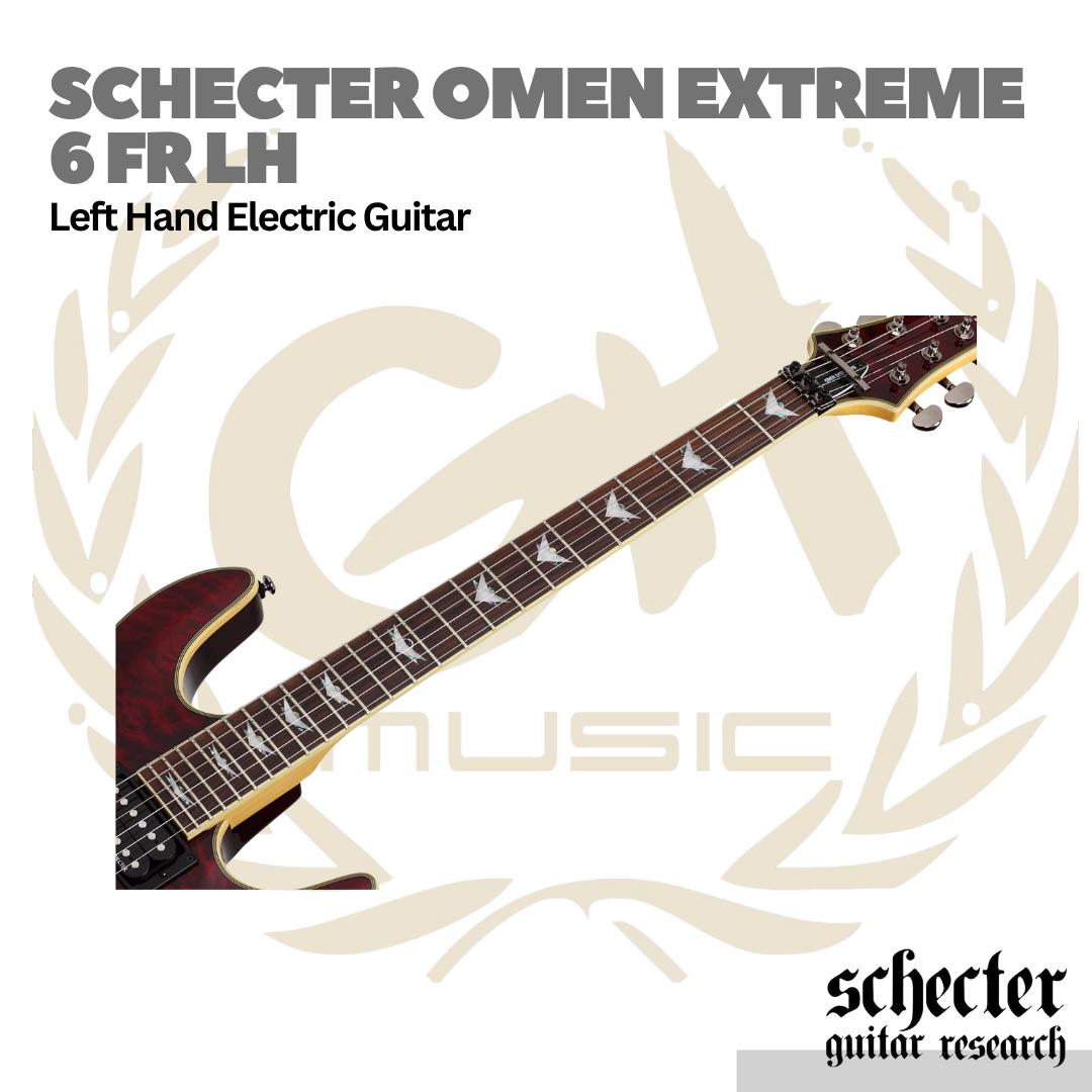 Schecter Omen Extreme 6 Floyd Rose FR Left Handed Electric Guitar | Gitar Elektrik Kidal