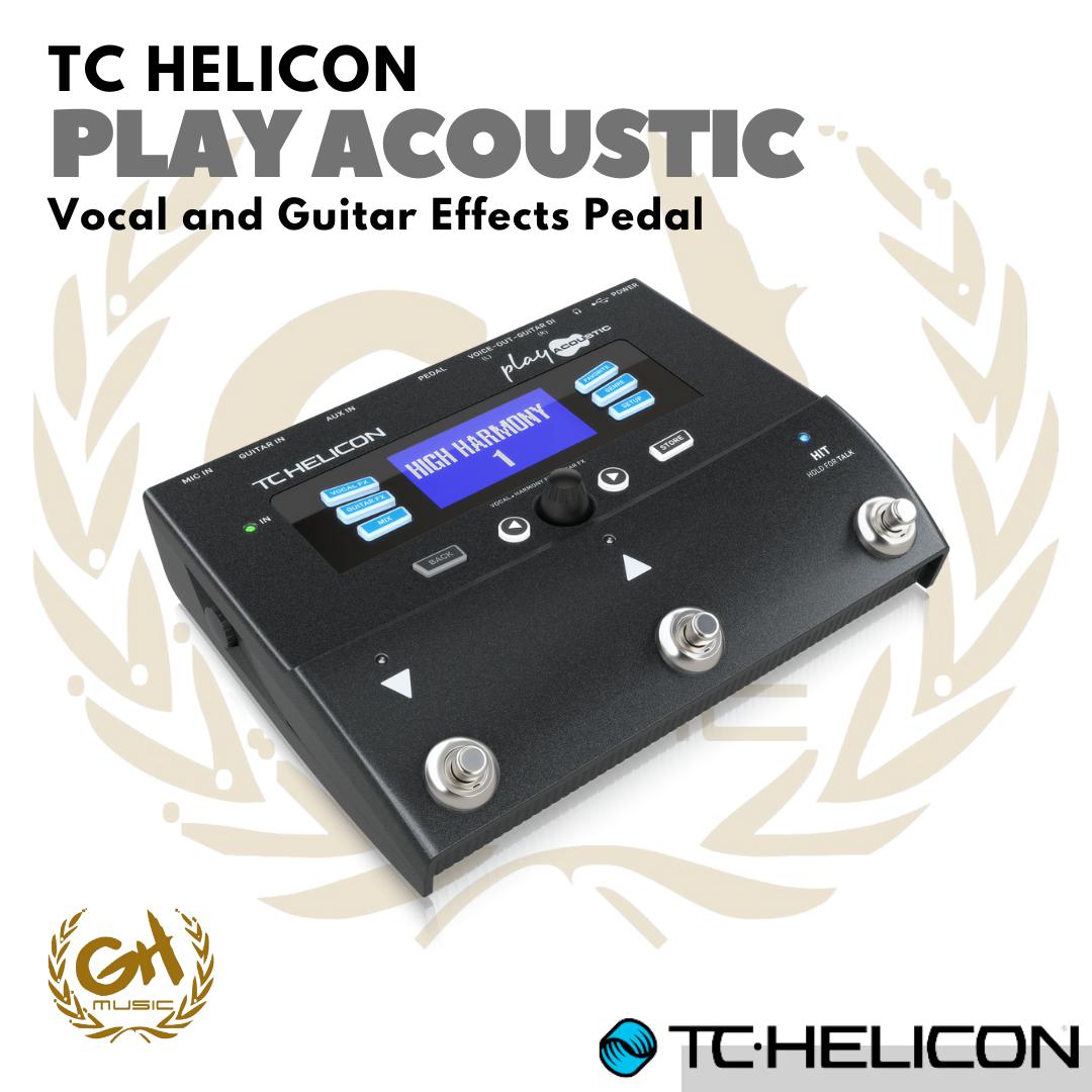 TC-HELICON PLAY ACOUSTIC Vocal and Guitar Effects Pedal | Efek Vokal