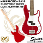 SQUIER MINI PRECISION BASS, LAUREL FB, ELECTRIC BASS - BASS ELEKTRIK