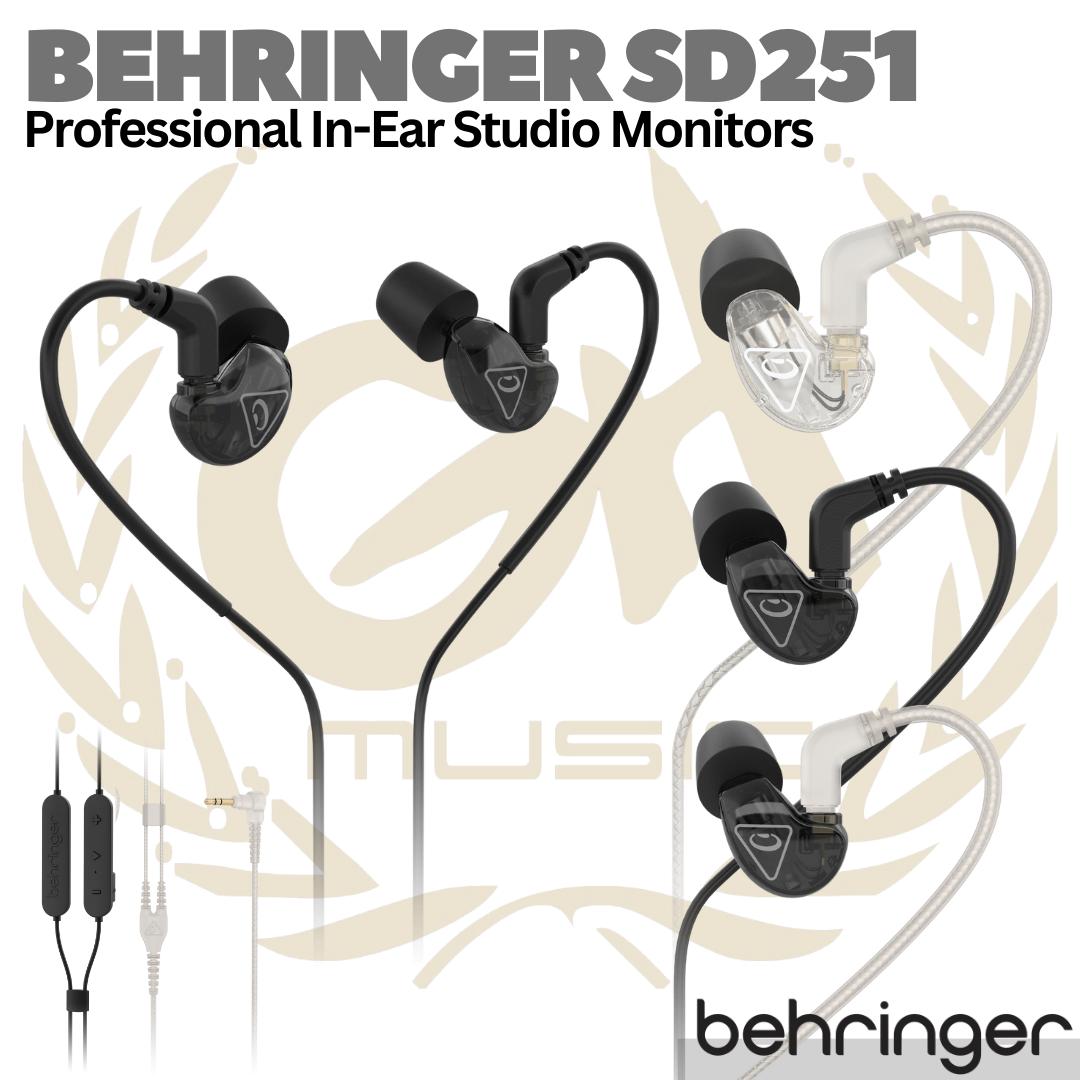 BEHRINGER SD251 Professional In Ear Studio Monitor | Earphone CK CL BT
