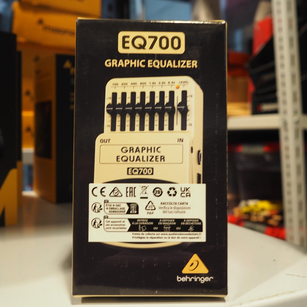 BEHRINGER EQ700 Ultimate 7-Band Graphic Equalizer | Efek Gitar Stomp