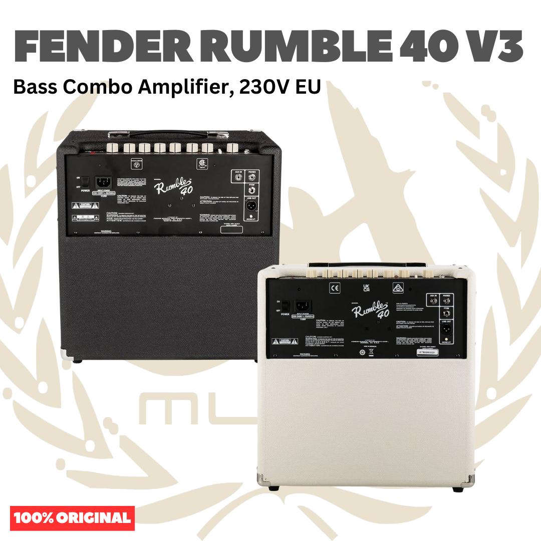 Fender Rumble 40 V3 Bass Amplifier | Ampli Bass 40 Watt Original