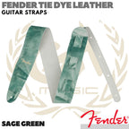 FENDER Tie Dye Leather Strap Guitar | Tali Gitar