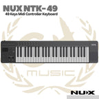 Nux NTK-49 Midi Keyboard Controller 49 Keys - Keyboard