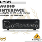 BEHRINGER UMC22 SOUNDCARD AUDIO INTERFACE