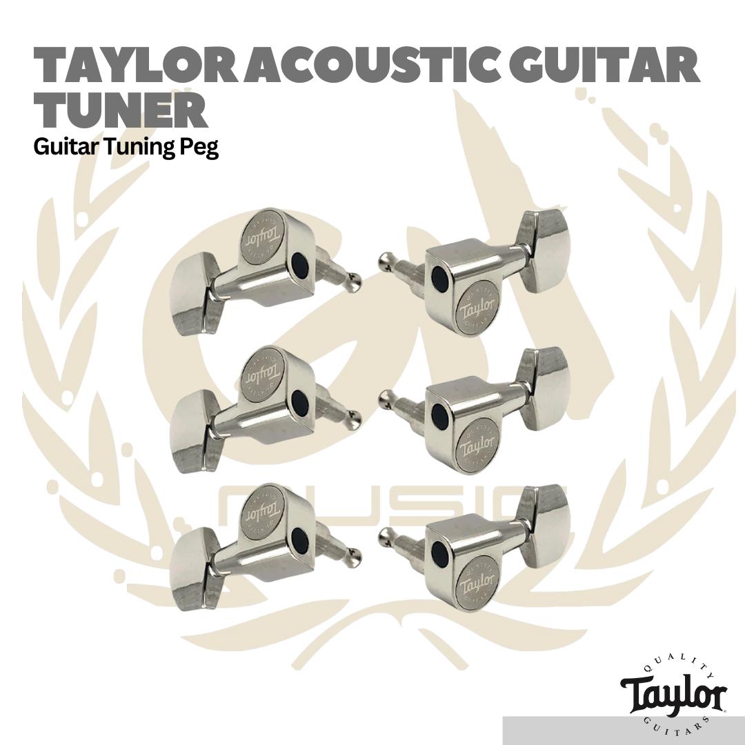 Taylor Acoustic Guitar Tuners, 1:18, 6-String Guitar Tuning Peg