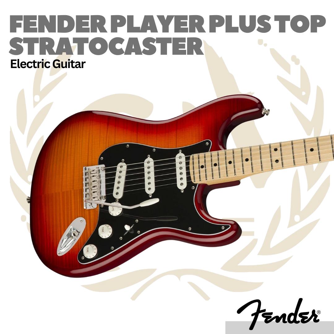 Fender Player Plus Top Stratocaster Electric Guitar - Gitar Elektrik