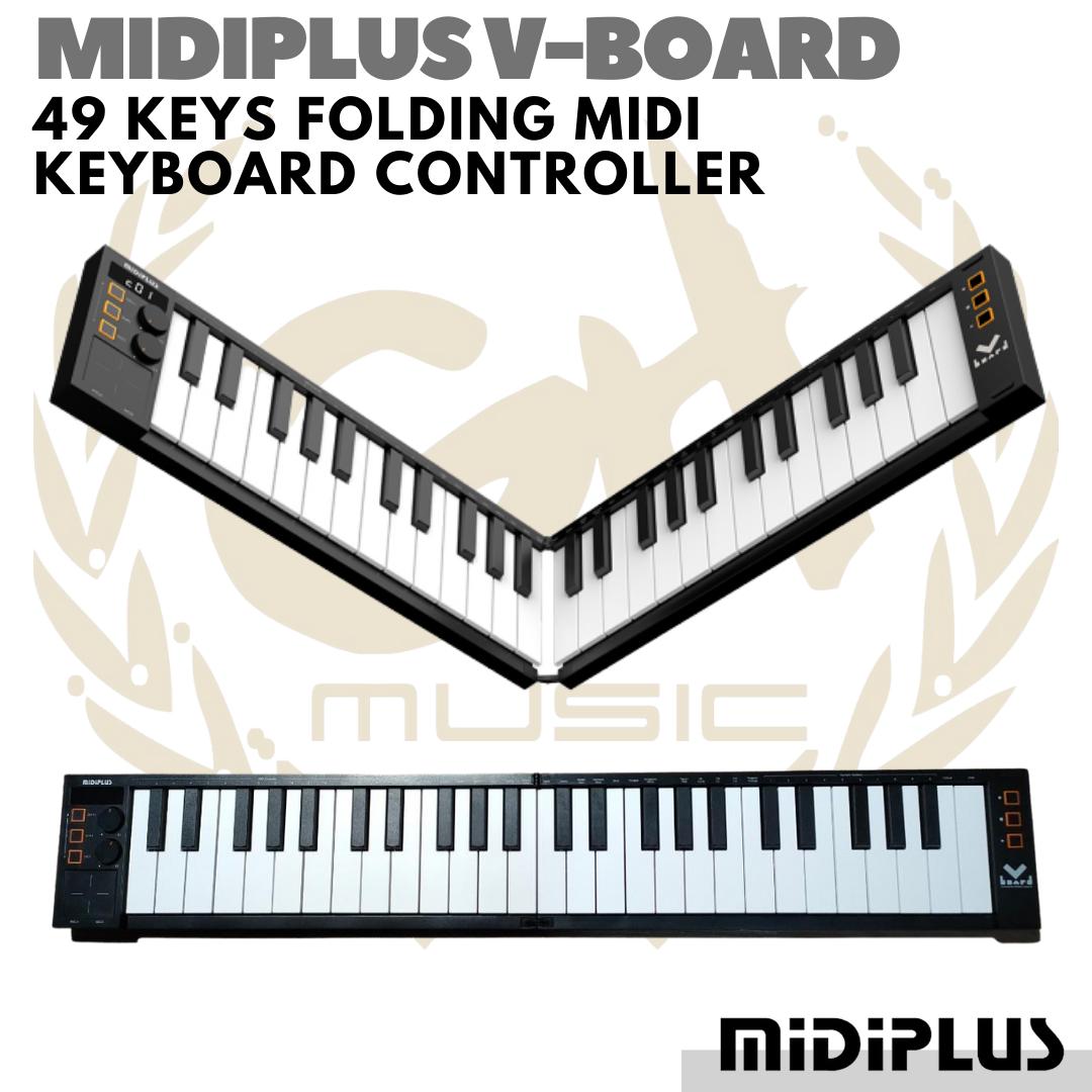MIDIPLUS V BOARD 49 Bluetooth Midi Controller Portable Lipat | VBOARD