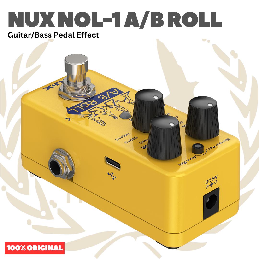 NUX NOL-1 A/B Roll Octave & Loop Guitar Bass Pedal Effect - Efek Pedal Gitar Bass Original Asli