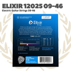 ELIXIR 12025 Polyweb Custom Light Electric Guitar Strings 09-46 Senar