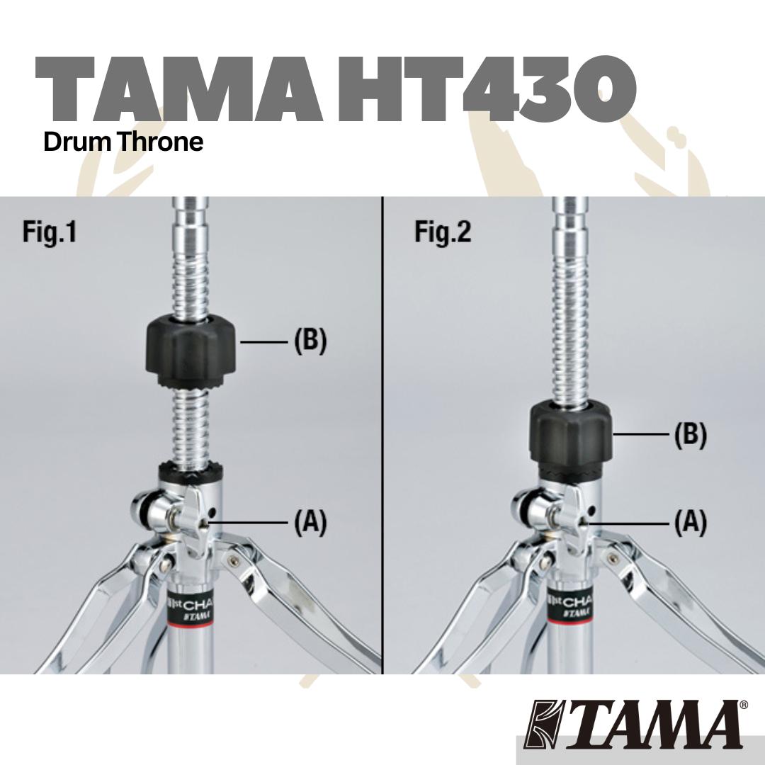 TAMA HT430 1st Chair Round Rider Drum Throne - Kursi Drum