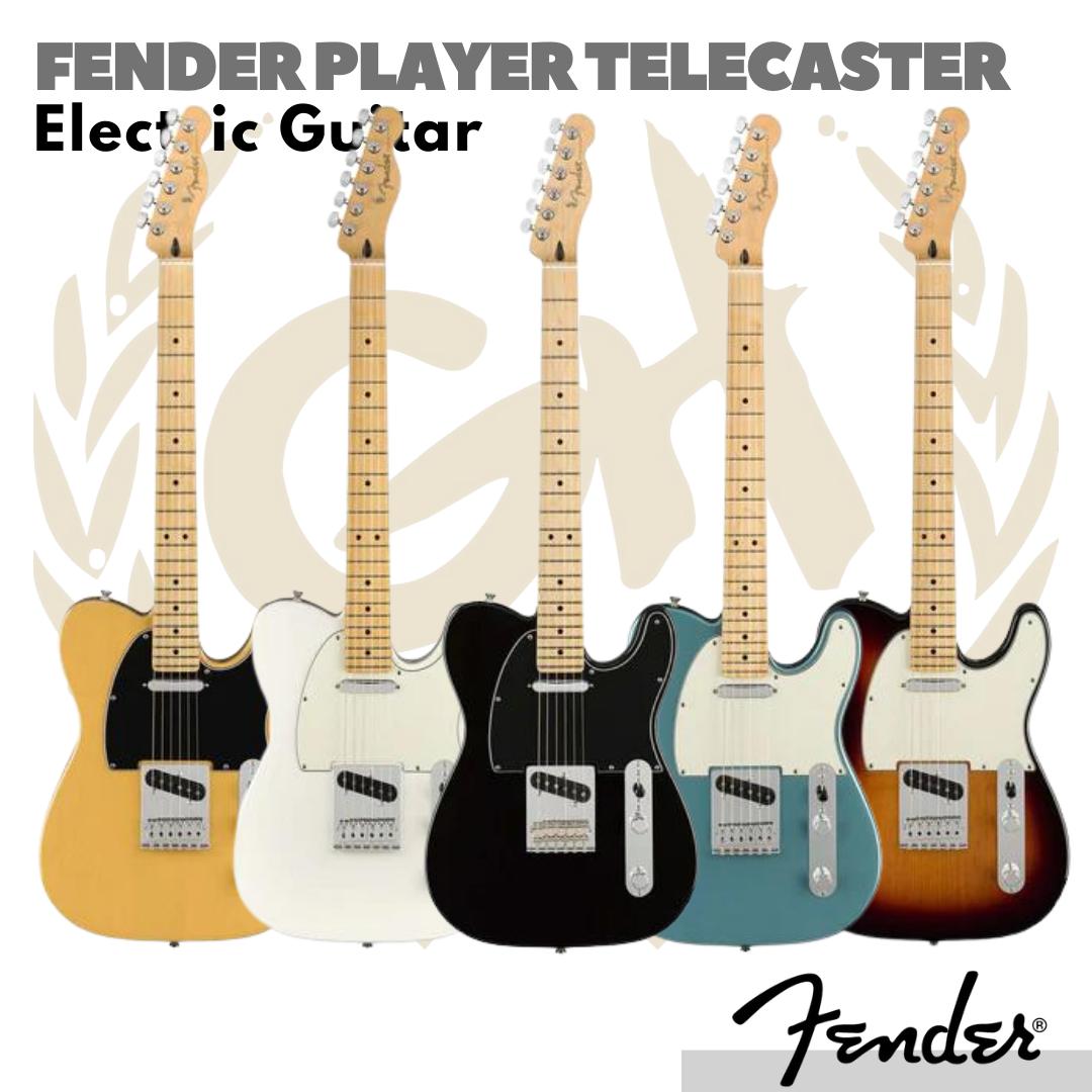 Fender Player Telecaster Electric Guitar, Maple FB | Gitar Listrik