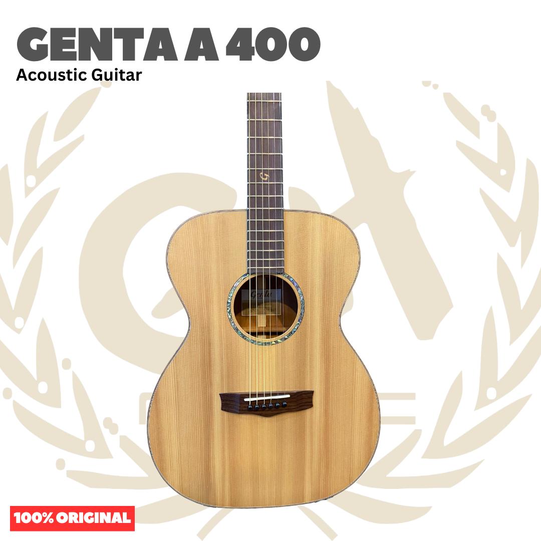 Genta A 400 Acoustic Guitar - Gitar Akustik Genta A400 Original Asli