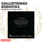 GALLISTRINGS BSN43102 Electric Bass 4-Strings 43-102 Long Scale - Senar Bass Listrik Elektrik Galli Strings Original Asli