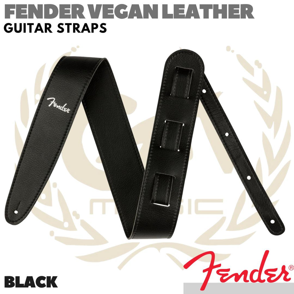FENDER Vegan Leather Guitar Strap | Tali Gitar