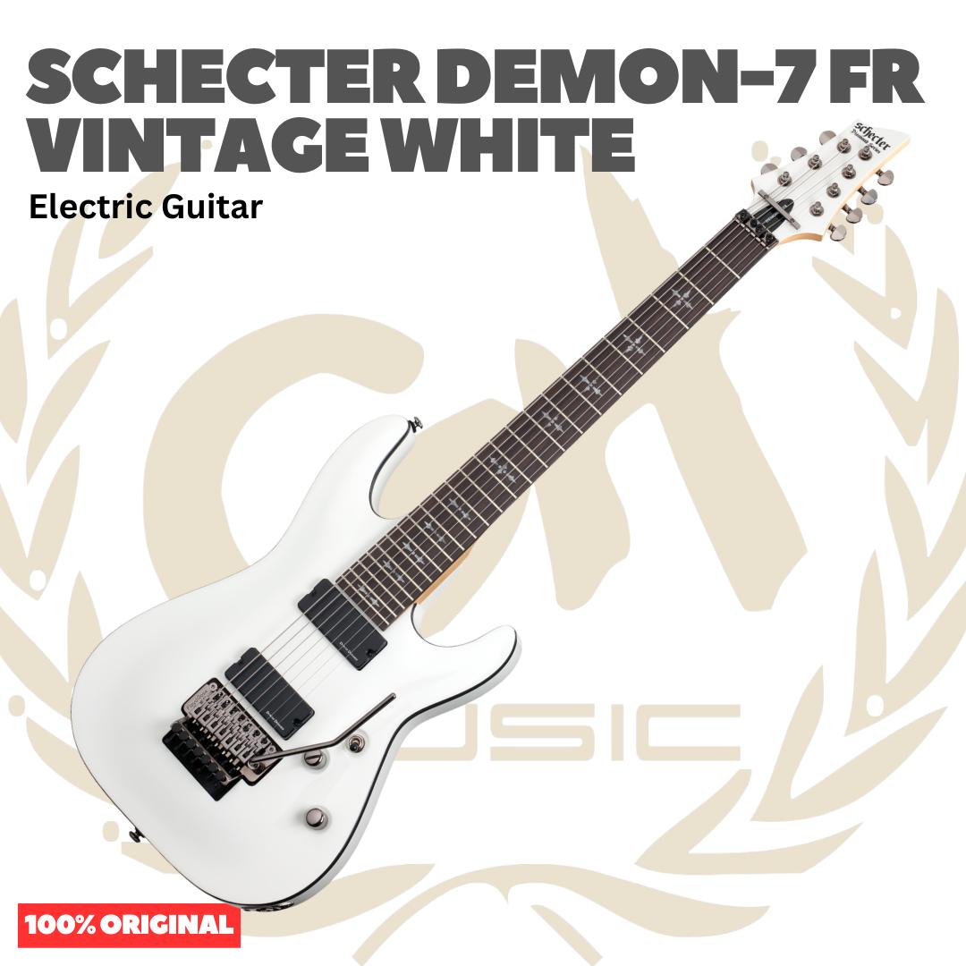 SCHECTER DEMON-7 FR 7 Strings Electric Guitar | Gitar Tremolo Up down