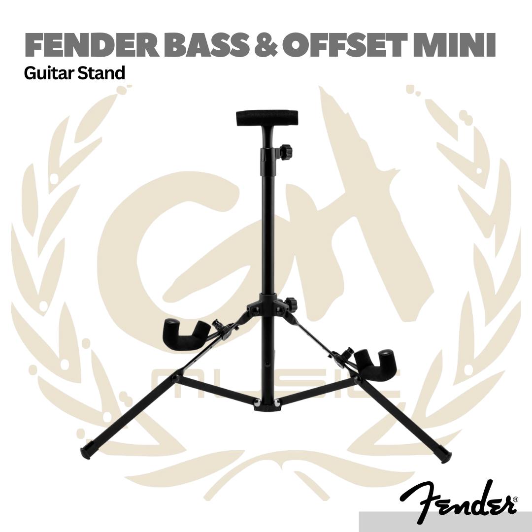 Fender Bass & Offset Mini Guitar Stand - Stan Gitar Bass Lantai Mini