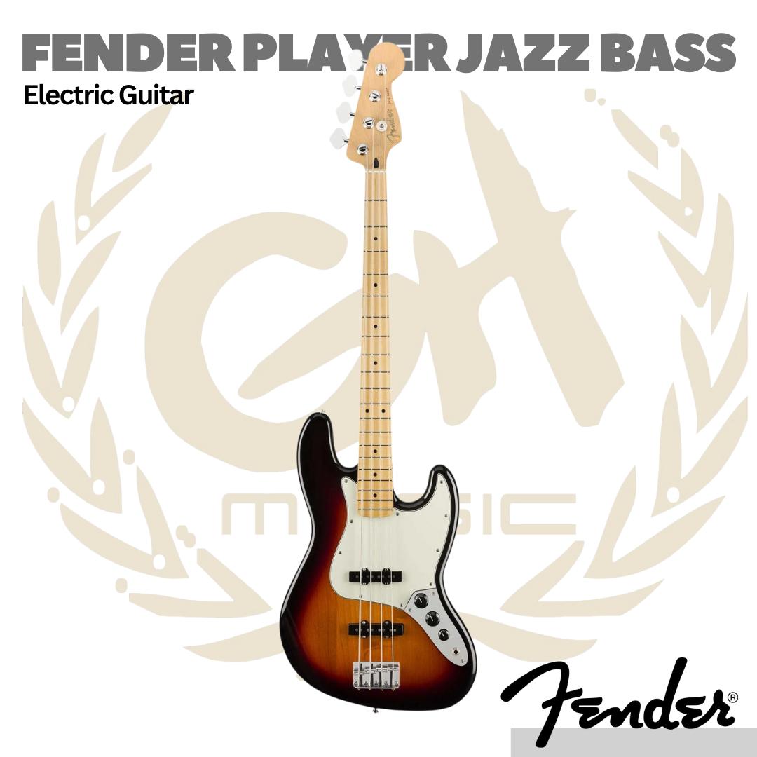Fender Player Jazz Bass Guitar, Maple FB | Gitar bass