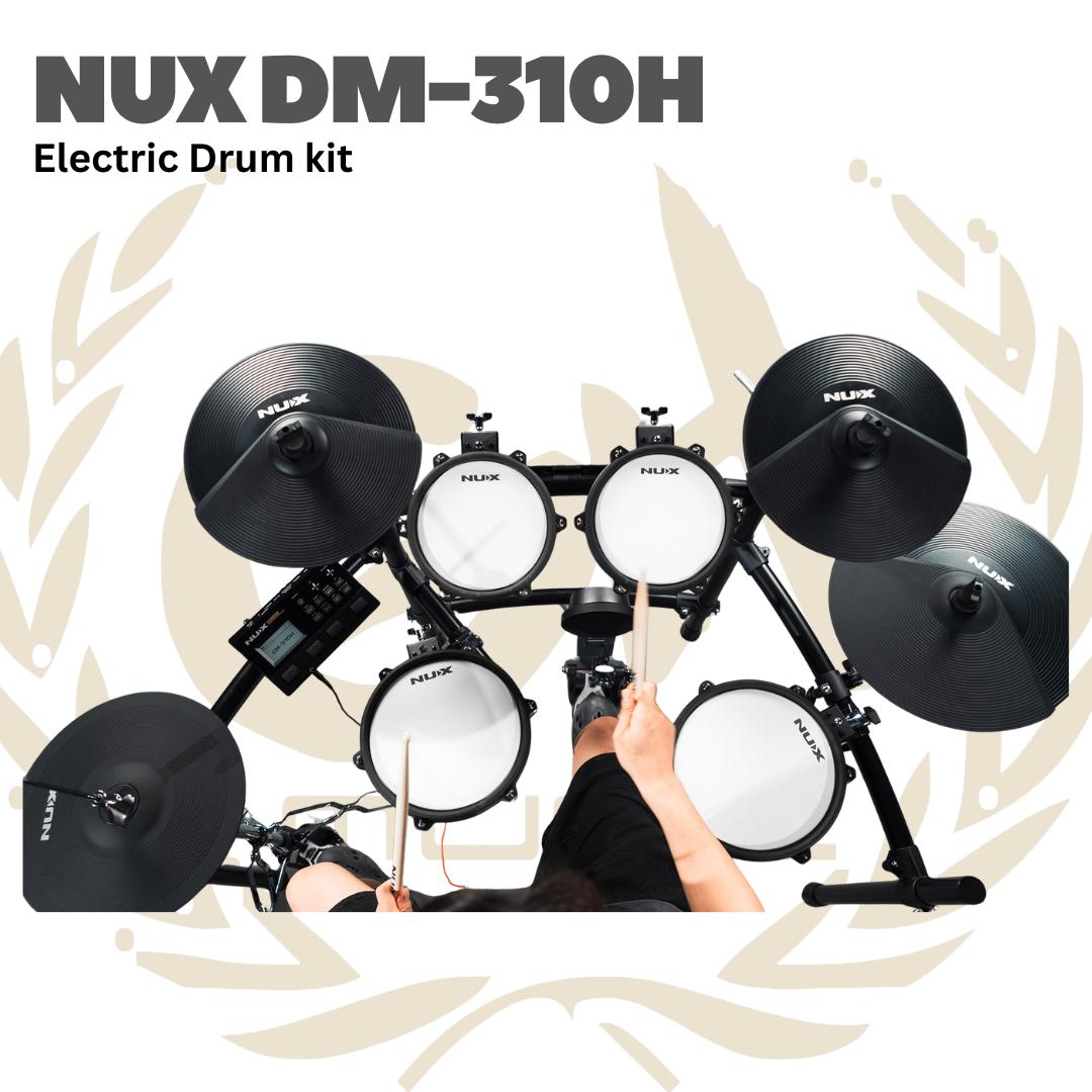 NUX DM-310H All Mesh Head Digital Drum Set - DM310H Drum Elektrik