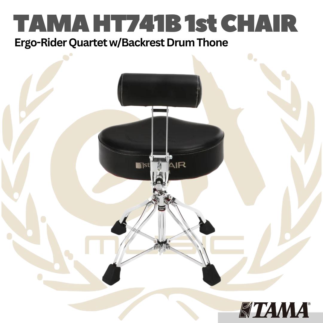 TAMA HT741B 1st Chair Ergo-Rider Quartet w/Backrest Drum Throne