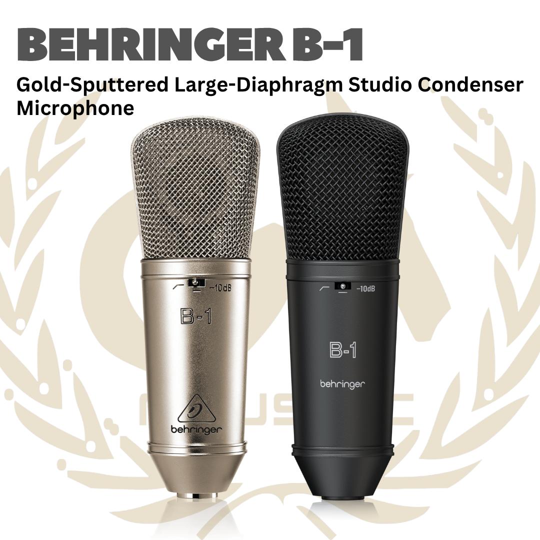 Behringer B1 | B-1 Large Diaphragm Condenser Microphone - Mic Kondenser Studio Original