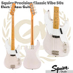 Squier Classic Vibe 50s Precision Bass Guitar, Maple FB - Gitar Bass Listrik