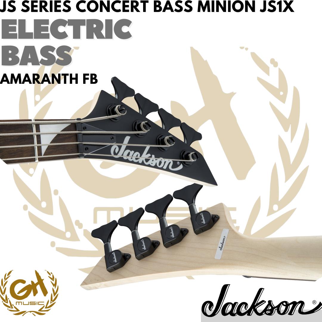 Jackson JS Series Concert Bass Minion JS1X Guitar, Amaranth FB