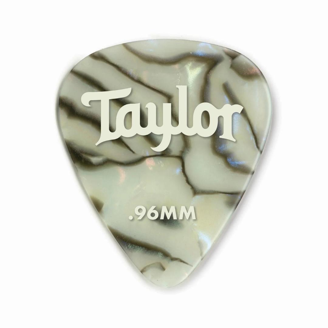 Taylor Celluloid 351 Picks, Abalone 12-Pack - Pick Gitar Bass